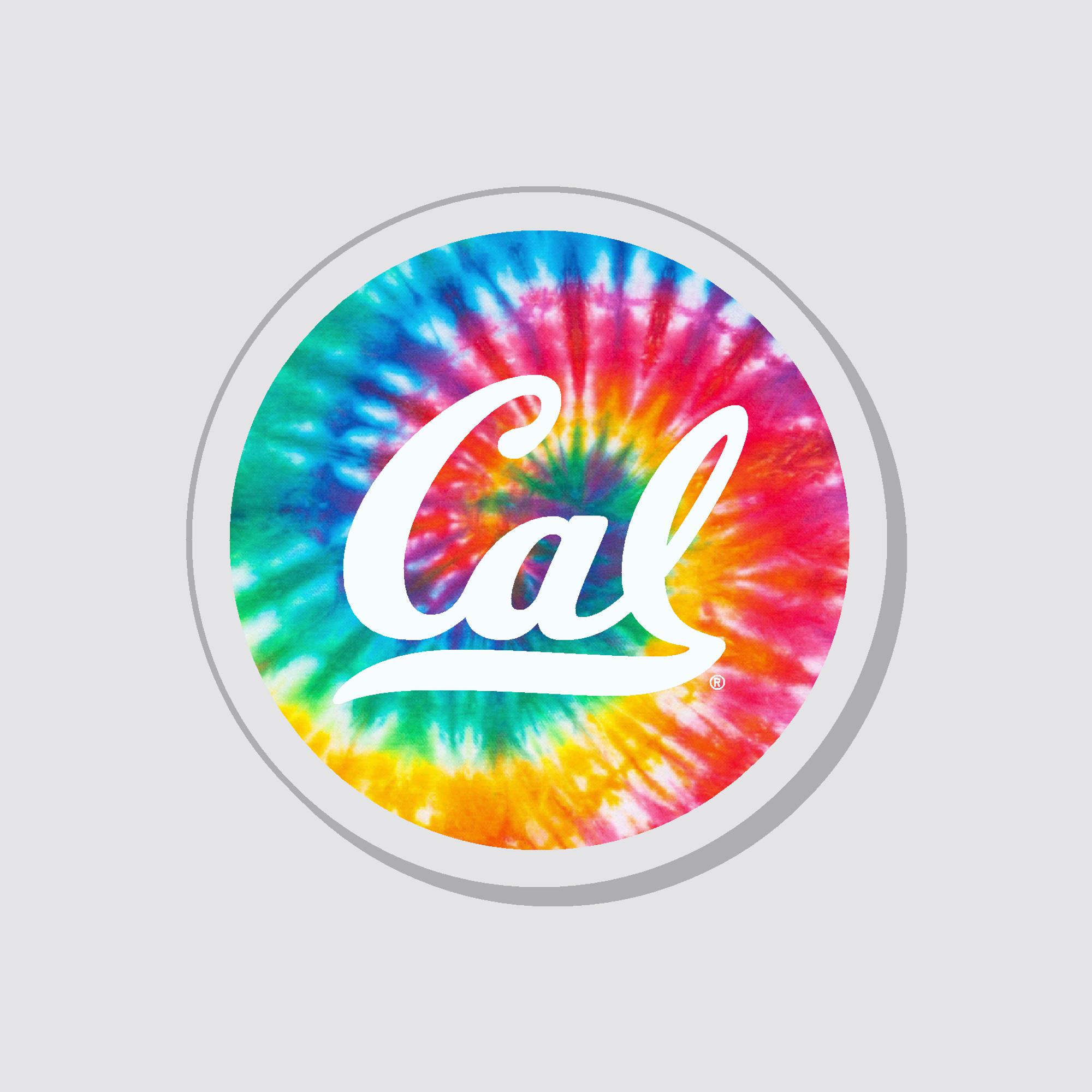 Product image 2 of 2 for Acrylic Pin 1" Tie Dye Cal
