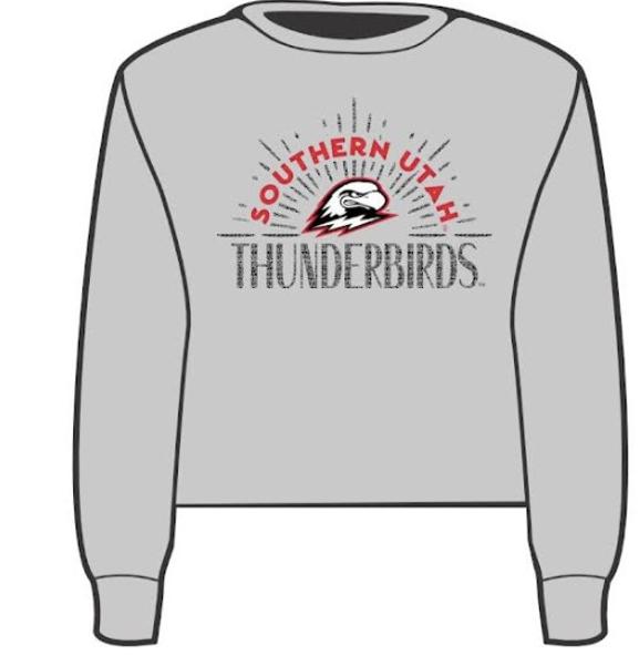 CI SPORT LADIES CREW ASH SOU/THOR THUNDERBIRDS; $50.00
