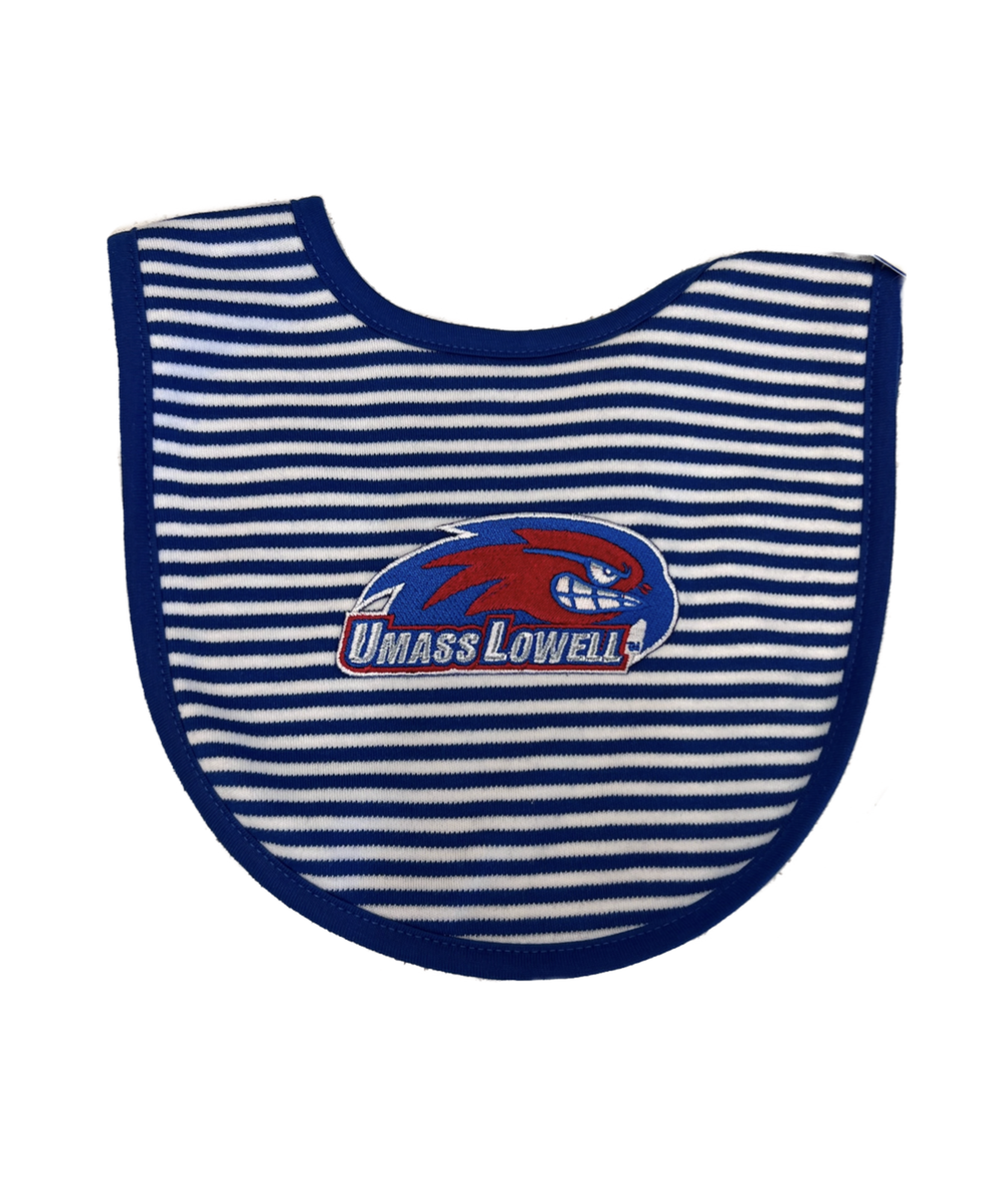 image of: UMass Lowell River Hawk Striped Bib