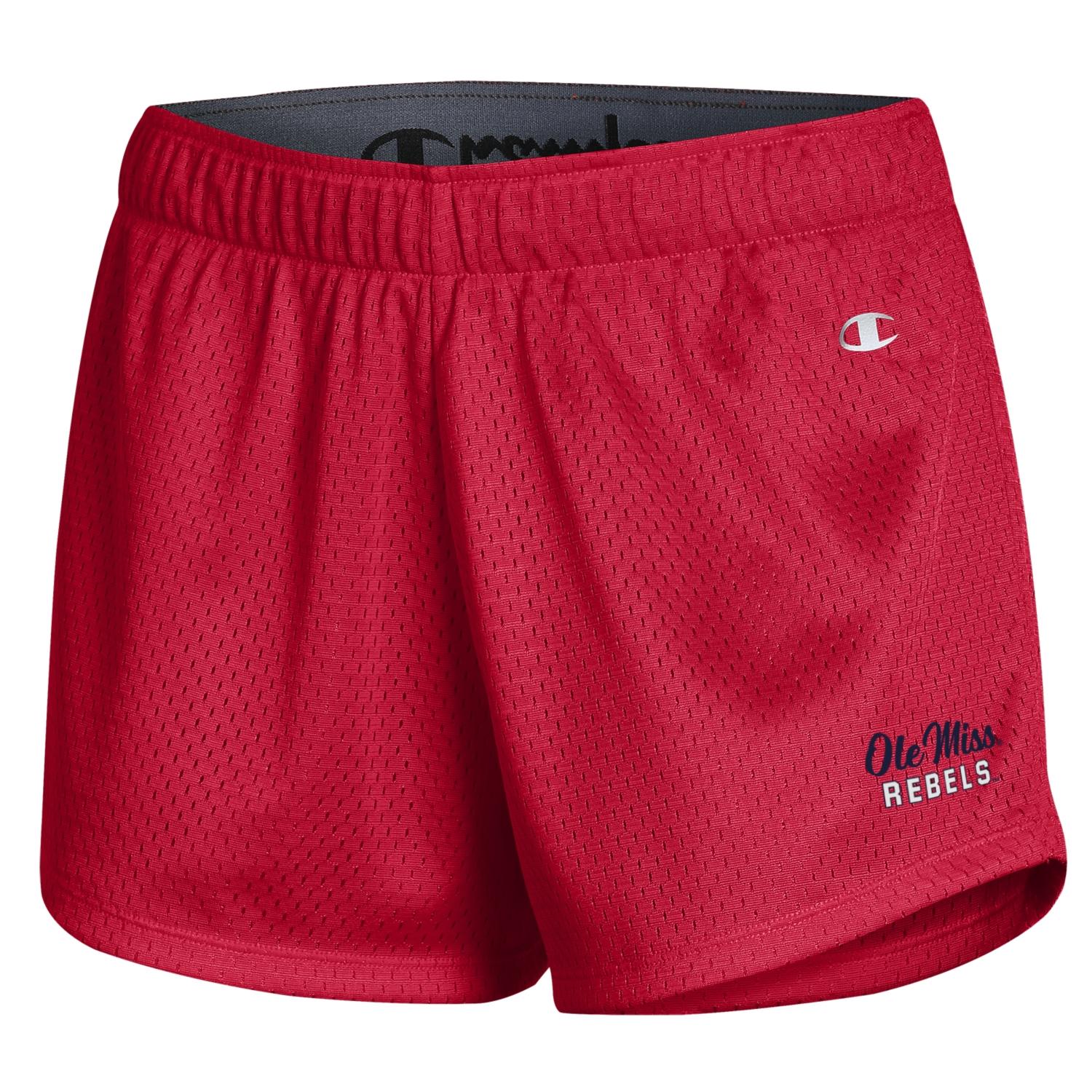 image of: Women's Ole Miss Rebels Mesh Shorts