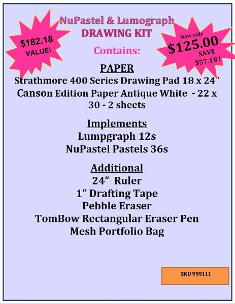 NUPASTEL/Lumograph ART KIT; $125.00