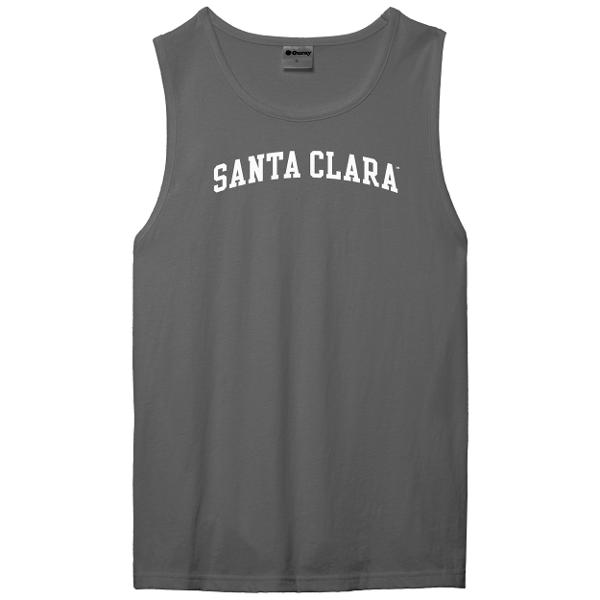 Santa Clara Broncos Unshakable Tank Top, Washed Pepper; $26.00