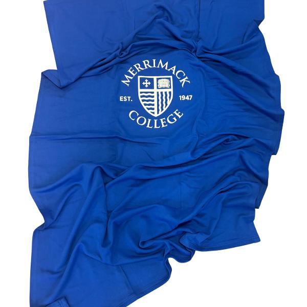 Royal - White Ink Royal Sweatshirt Blanket; $49.99