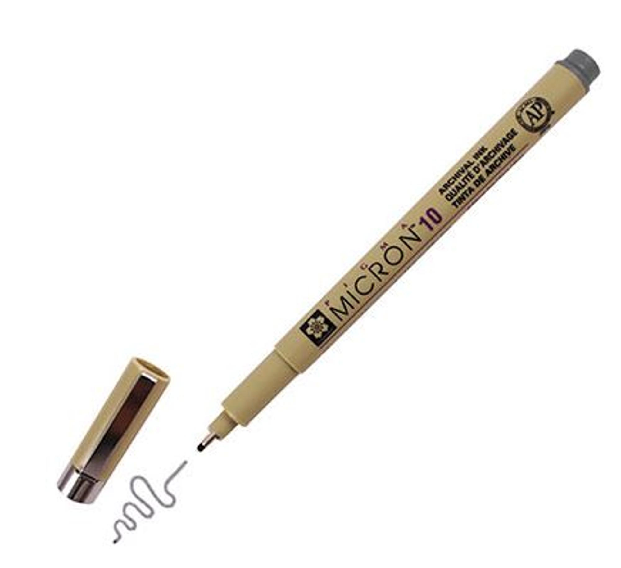 image of: Pigma Micron Pens 10 .60mm