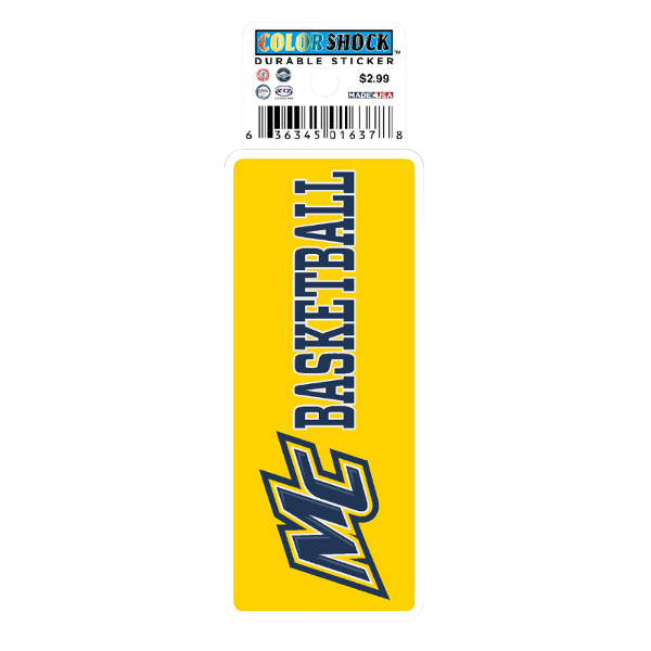 MC Basketball Textured Stickers; $2.99