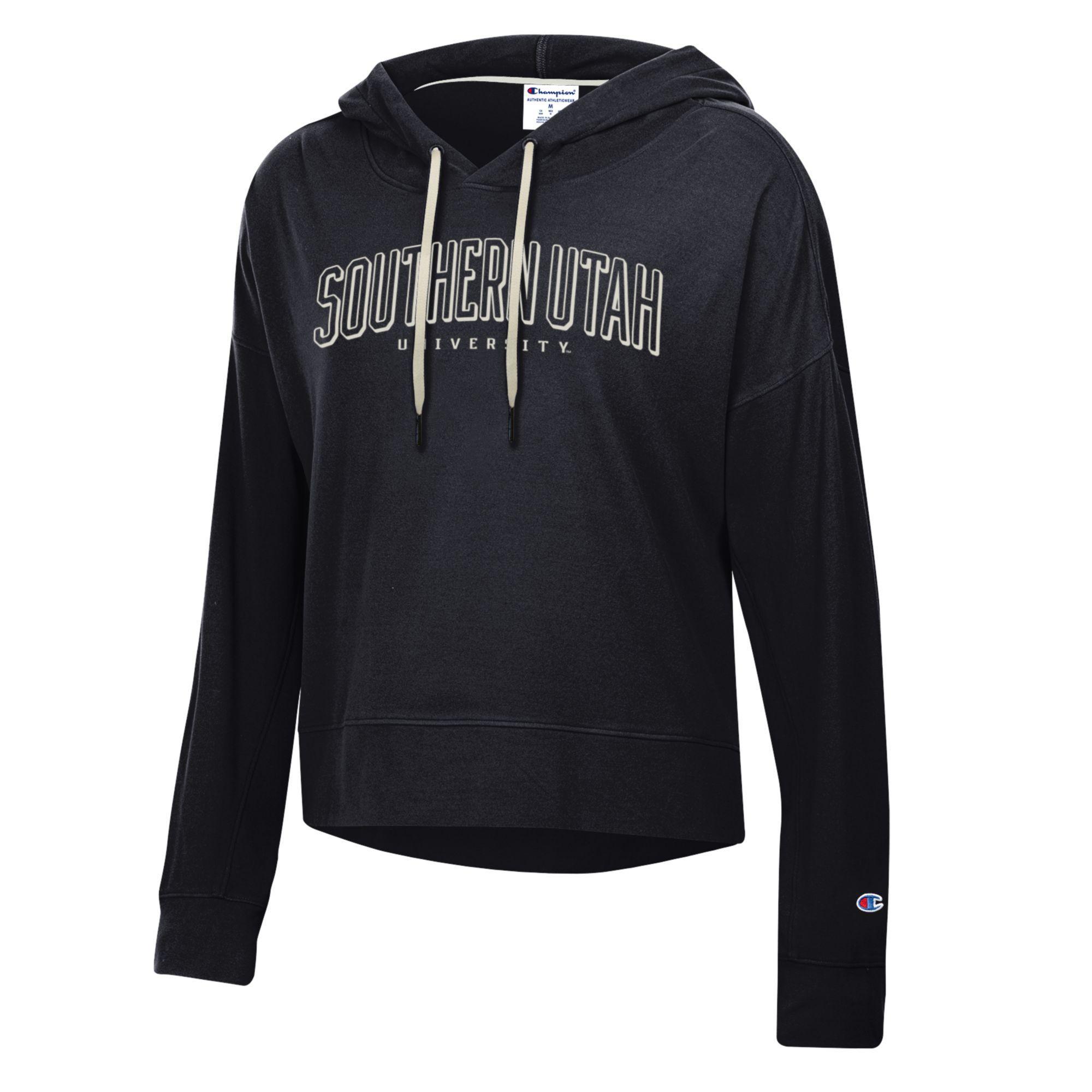 Product image 1 of 1 for CHAMPION WOMENS HOOD BLACK SOUTHERN UTAH