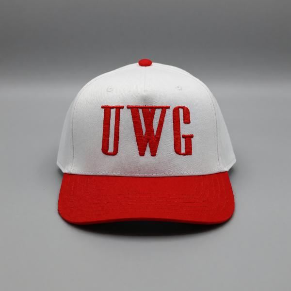 VINTAGE 3D PUFF CAP EMBROIDERED TWO TONE HAT; $32.00