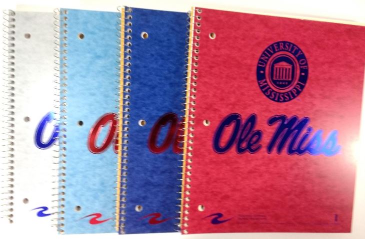 image of: One Subject Ole Miss Lyceum Spiral Notebook