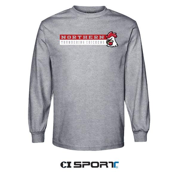 WVNCC LS TEE- Mascot, Tape Graphite; $23.99