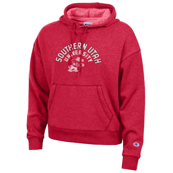 CHAMPION WOMENS RED HOOD SOU FIGHTING BIRD; $49.99