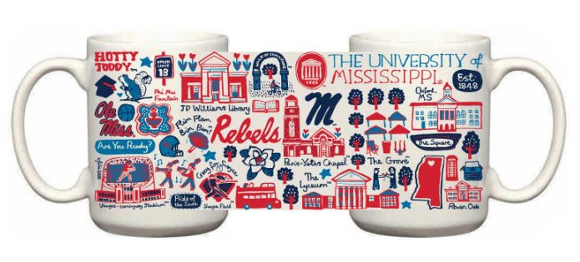 image of: Julia Gash University of Mississippi Mug 15oz