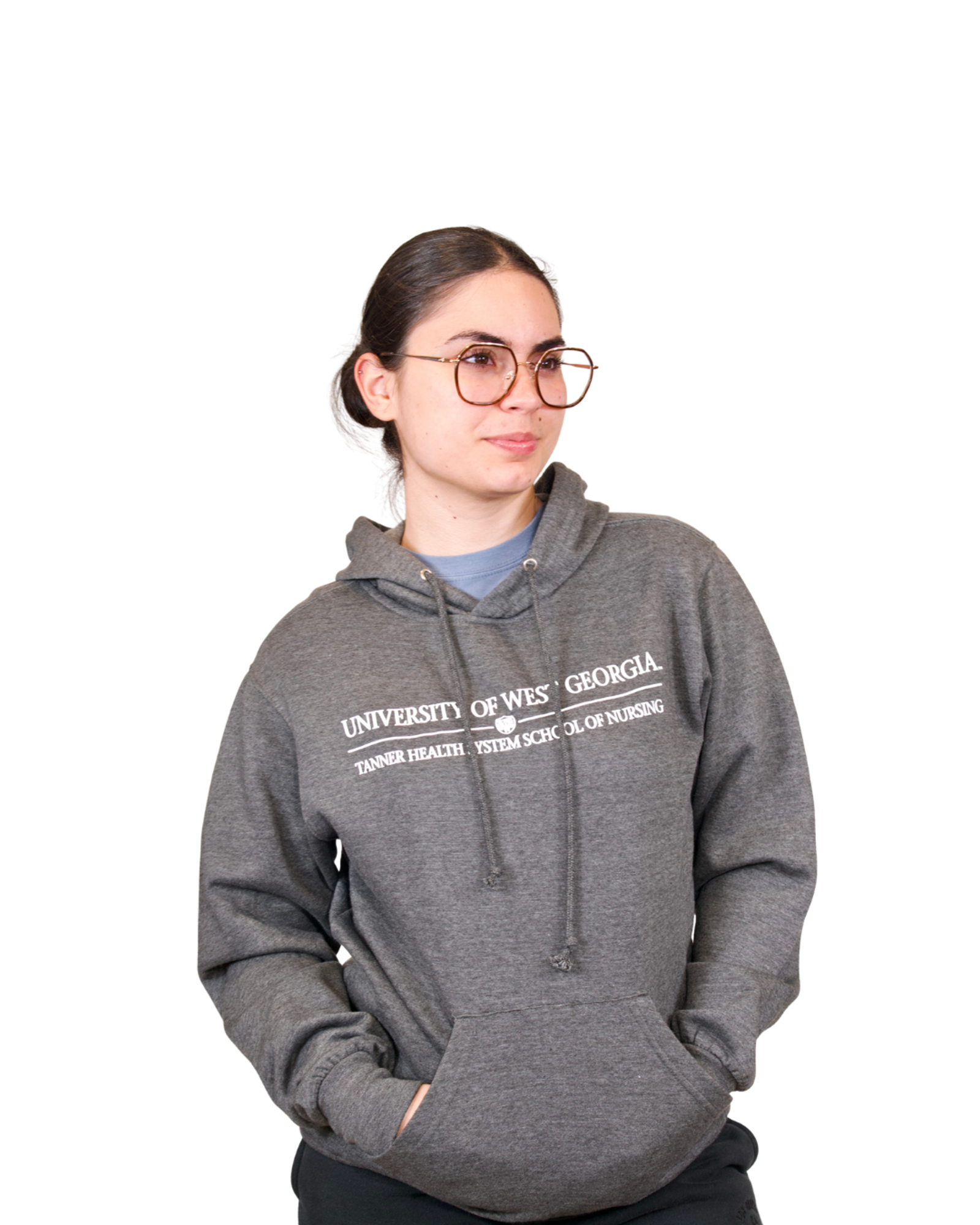 Product image 2 of 4 for COLLEGE OF NURSING SHIELD LOGO FUNDAMENTAL FLEECE HOOD