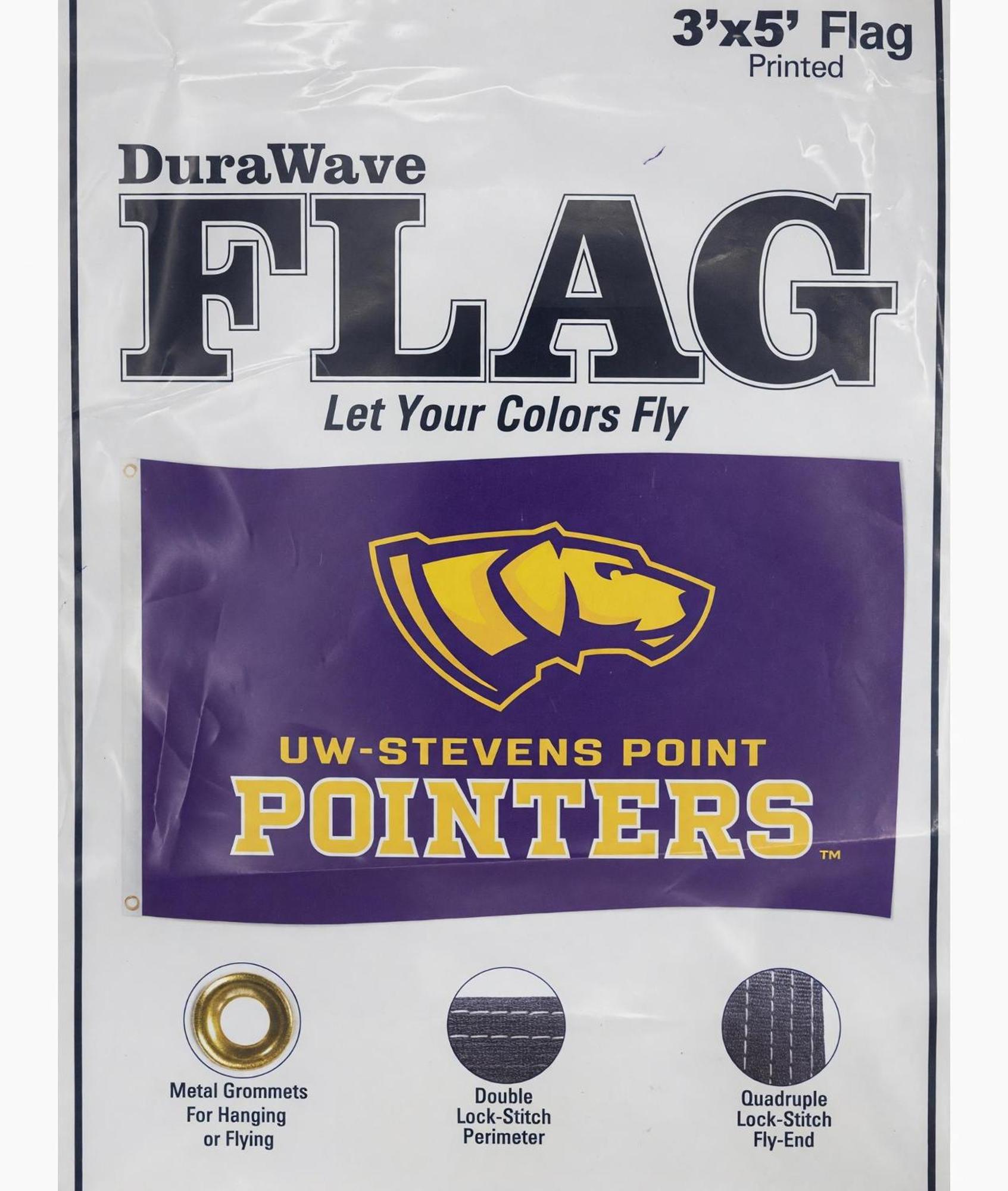 Product image 1 of 2 for University of Wisconsin Stevens Point 3x5 Durawave Flag