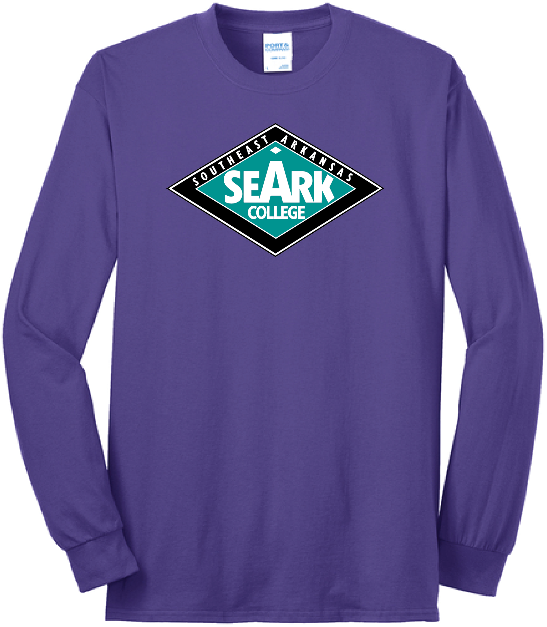Variant 3 of 3 for Southeast Arkansas College Diamond Long Sleeve Tee