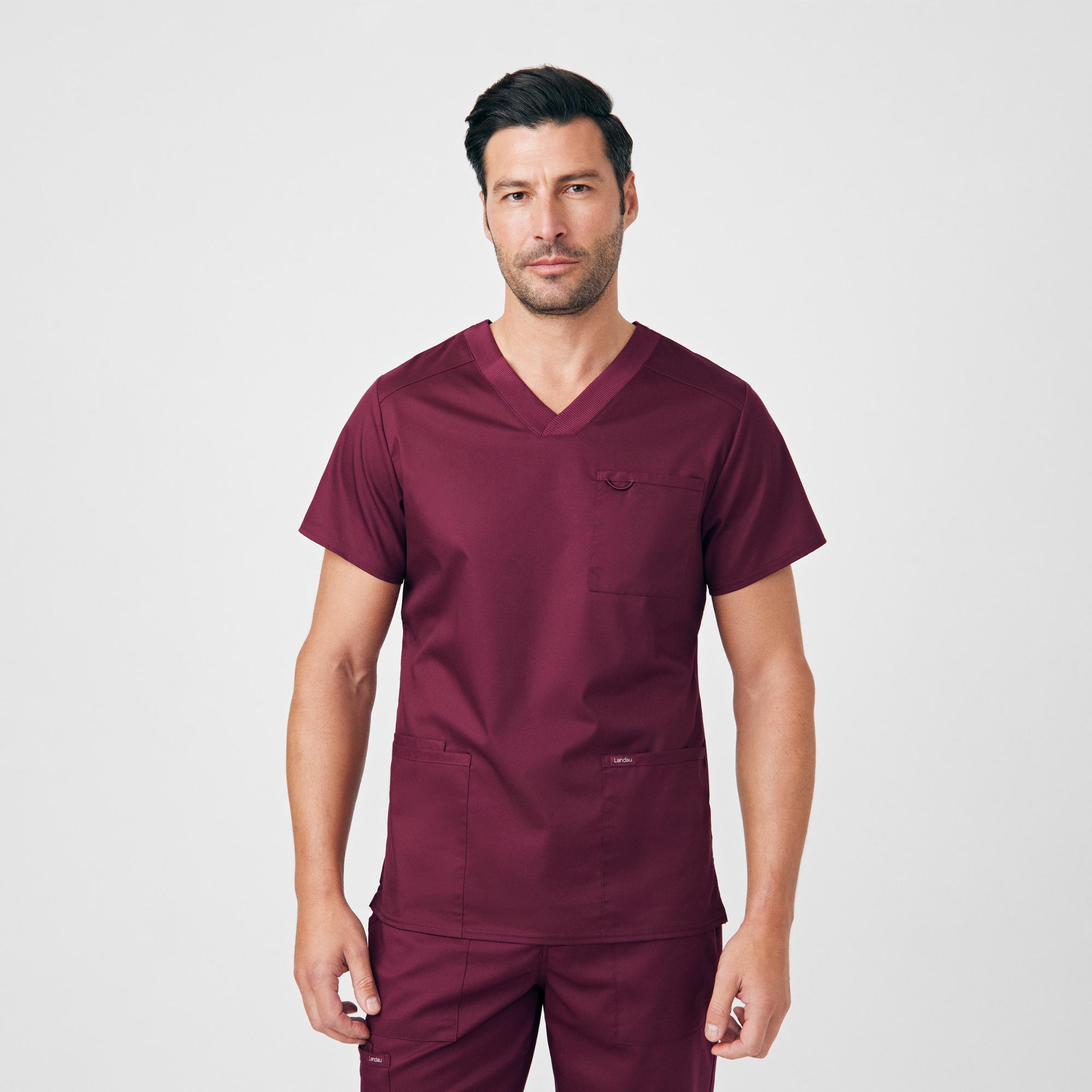 Variant 5 of 5 for Mens ProFlex 4-Pocket V-Neck Scrub Top
