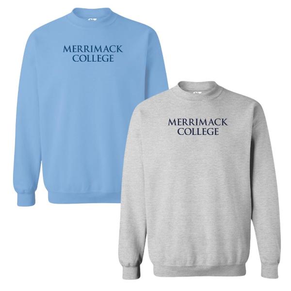 Merrimack College Crew Neck; $56.99