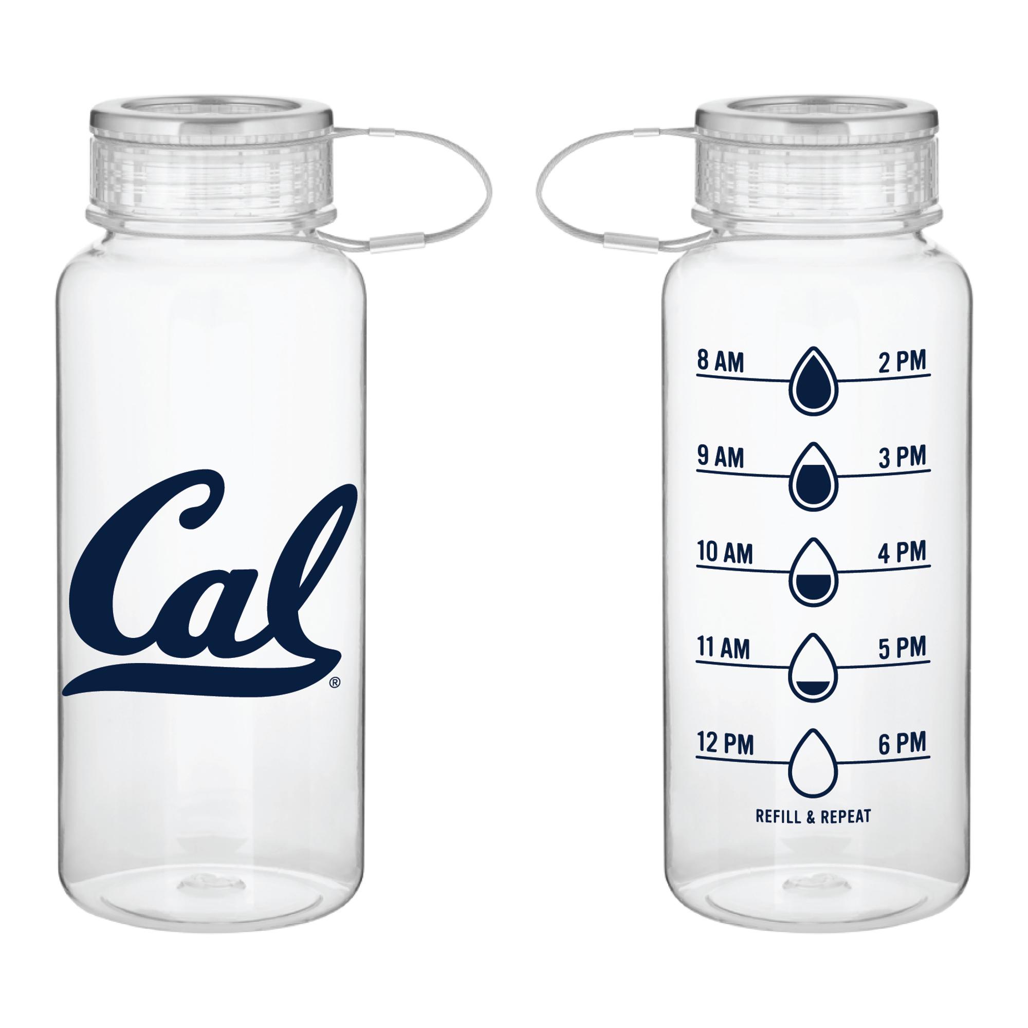 Product image 1 of 1 for Clear Stadium Bottle 33.8oz Cal Logo