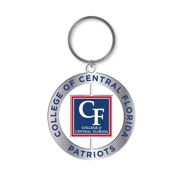 CF KEYCHAIN RND SPINNER; $11.99