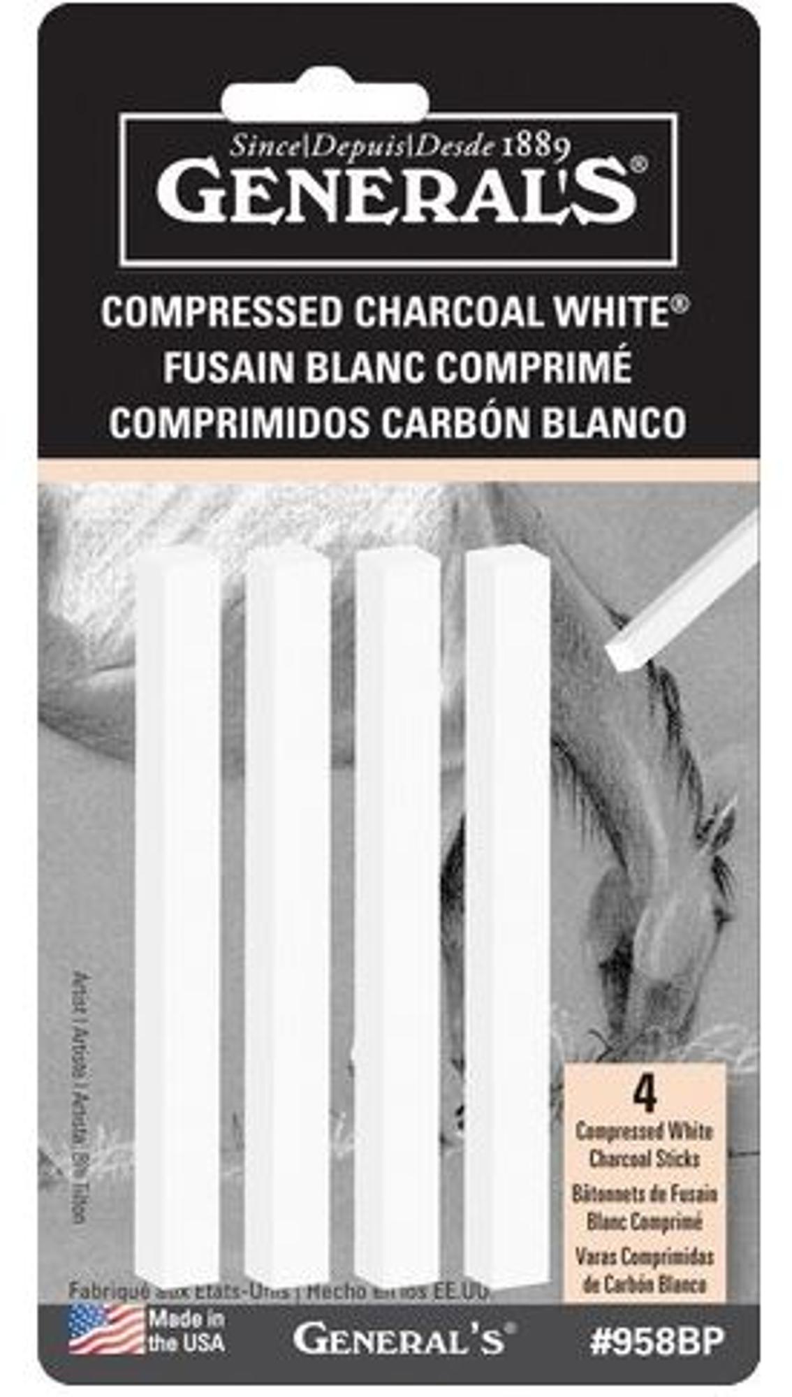 image of: Compressed Charcoal White 4pk