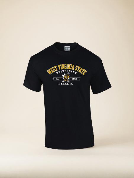 Tee - TRT Black "WVSU Jackets" Crew; $19.99