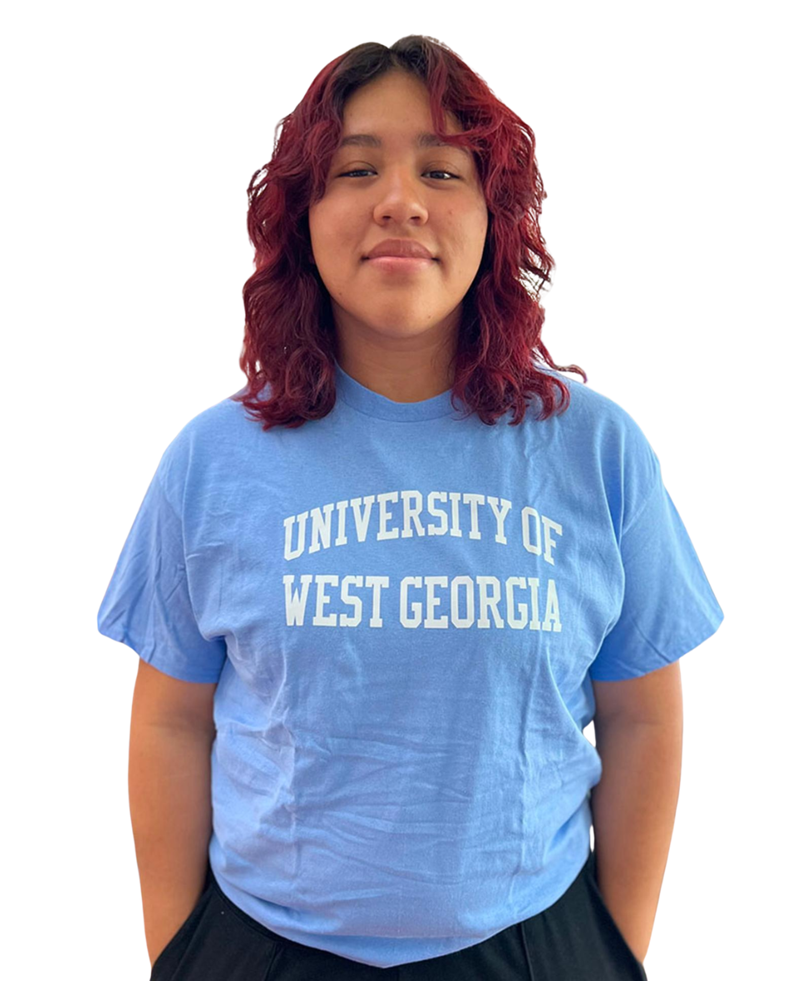 Product image 10 of 15 for UNIV. WEST GA TEXT ROLLED TEE