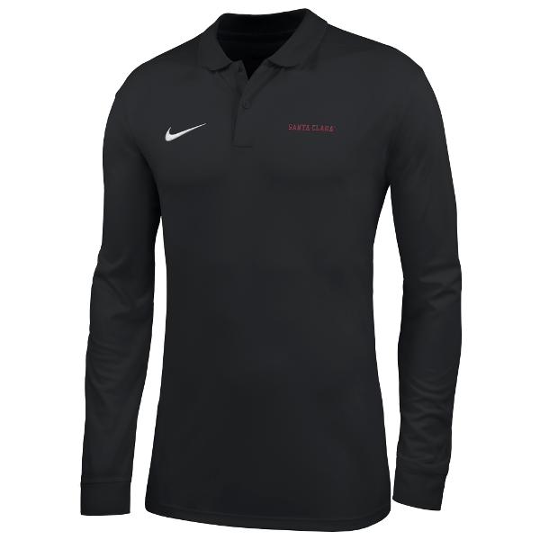 Santa Clara Broncos Nike Dri-FIT Victory Solid Long Sleeve Polo; $75.00