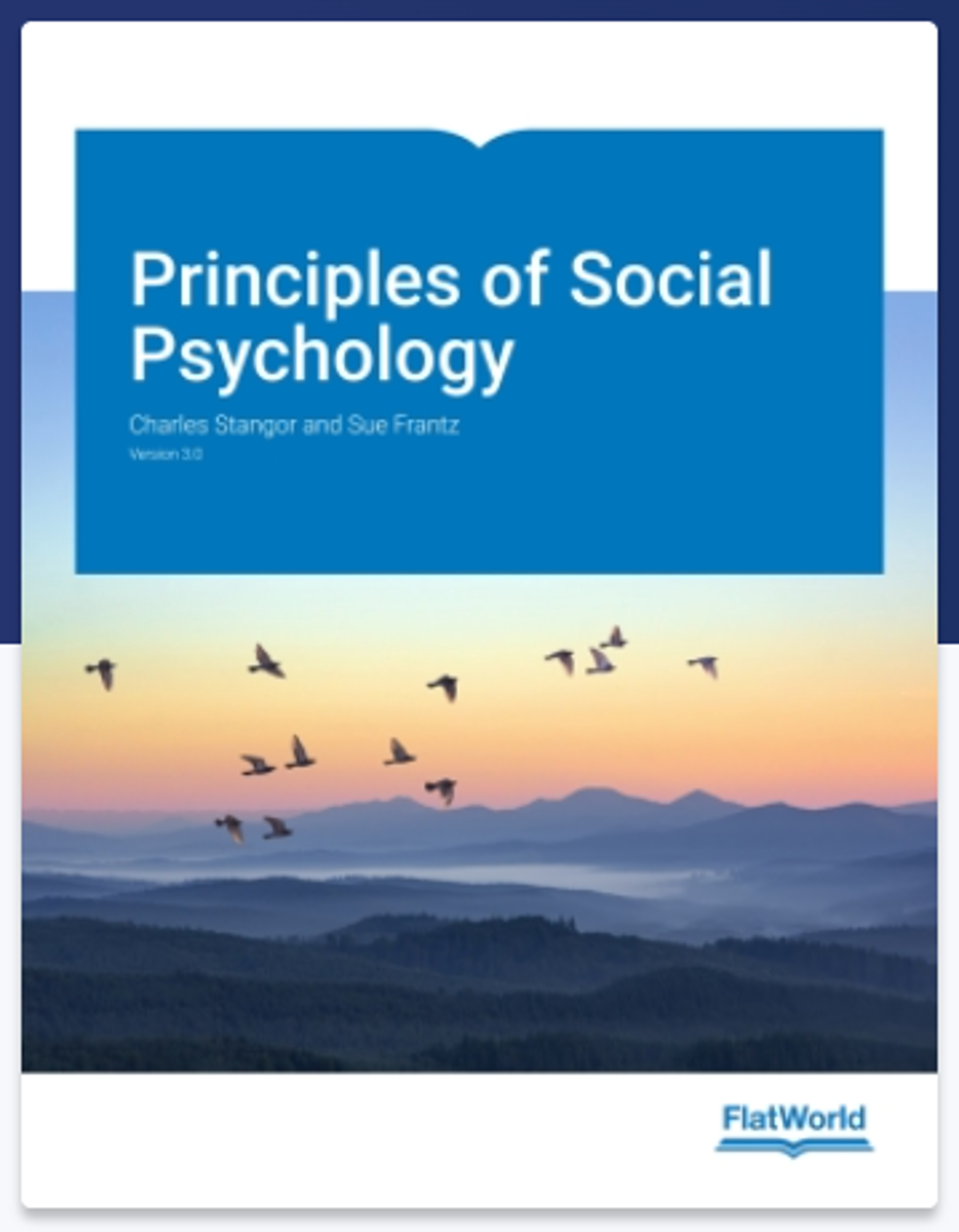 Cover image for Principles of Social Psychology v3.0 eBook Access Code