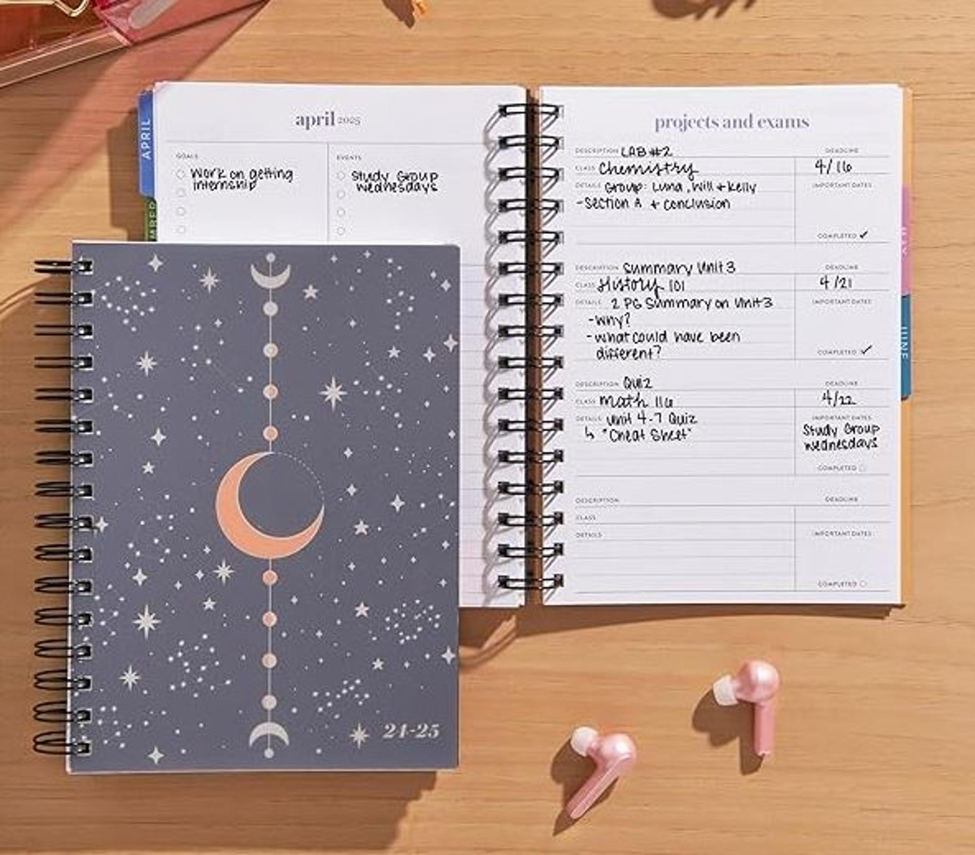 image of: EC Academic Planner "Metallic Moon" 2024/2025
