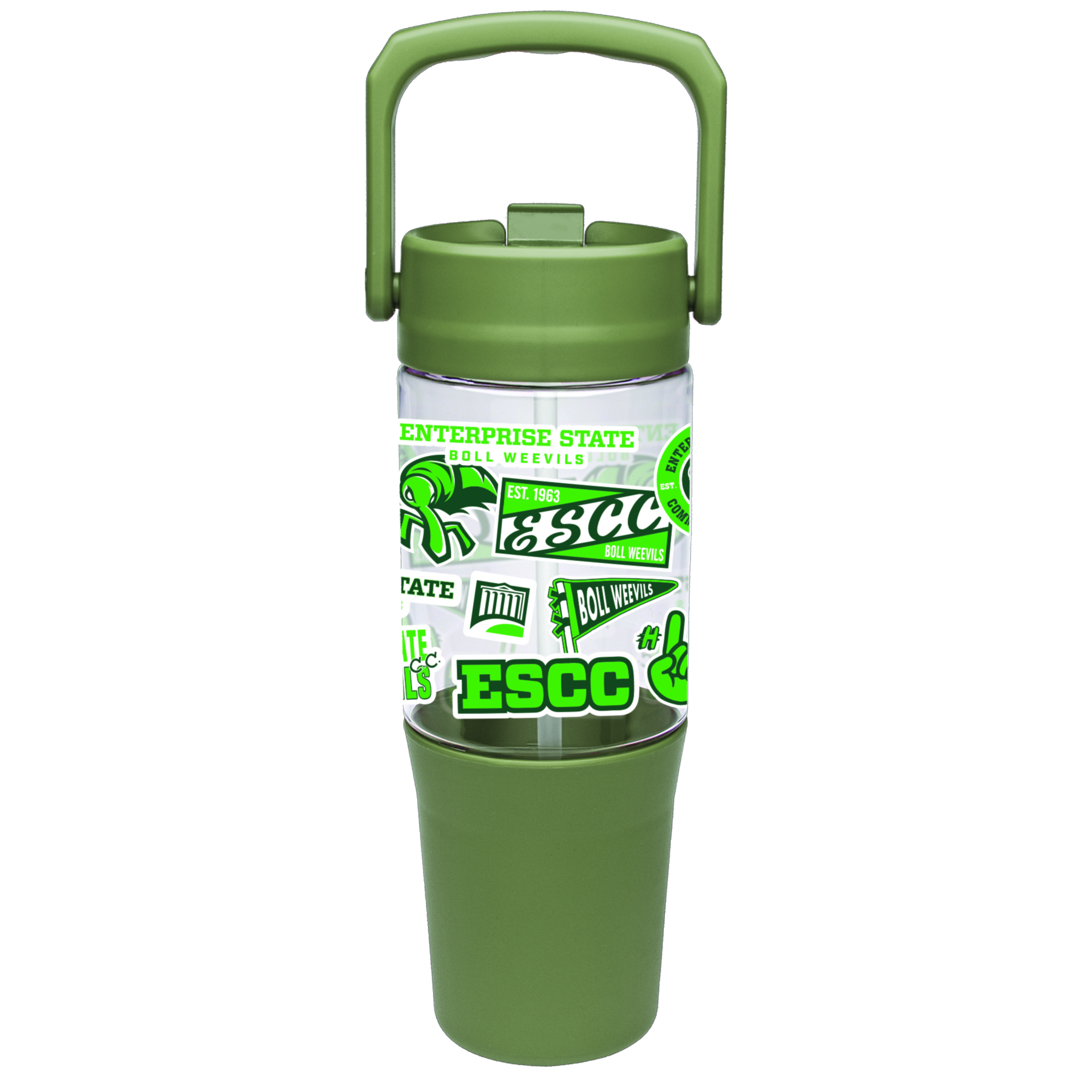 image of: ESCC Winthrop Sport Bottle STICKERS