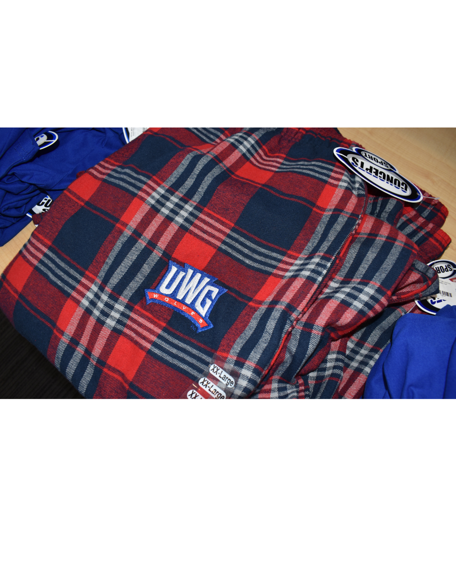 image of: UWG ATHLETICS LOGO FLANNEL PANT