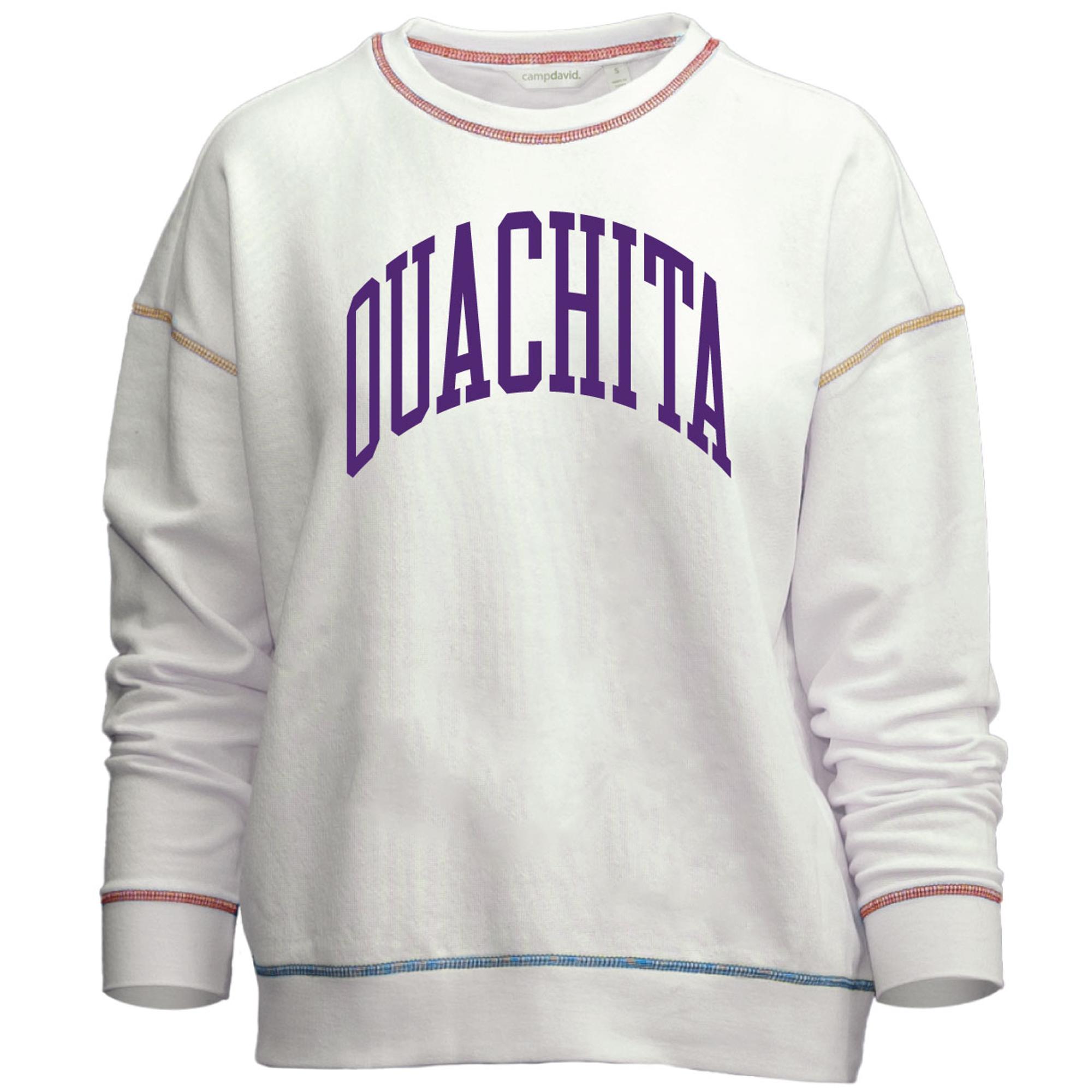 image of: Ouachita Rainbow Crew Sweatshirt