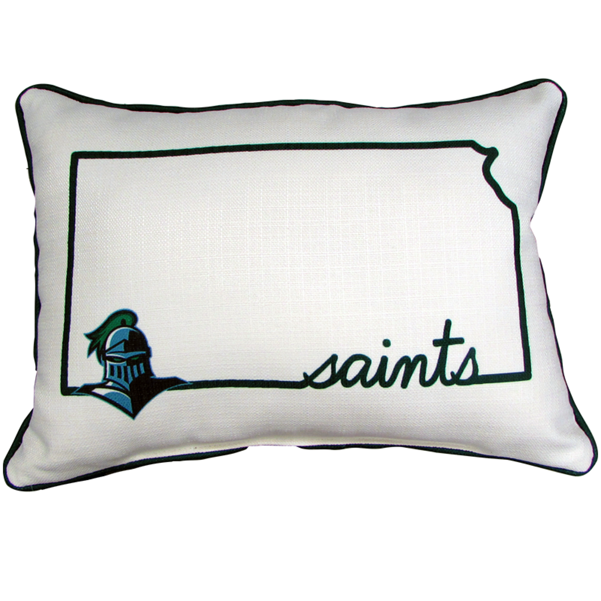 image of: THE LITTLE BIRDIE HOME IN KANSAS SAINTS RECTANGLE PILLOW
