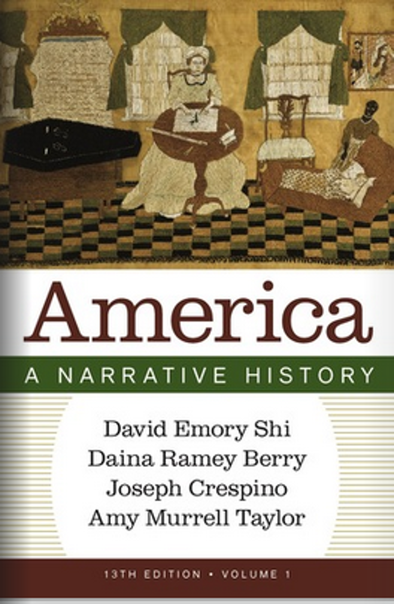Cover image for AMERICA:NARRATIVE HIST.,V.1-W/REG.CARD