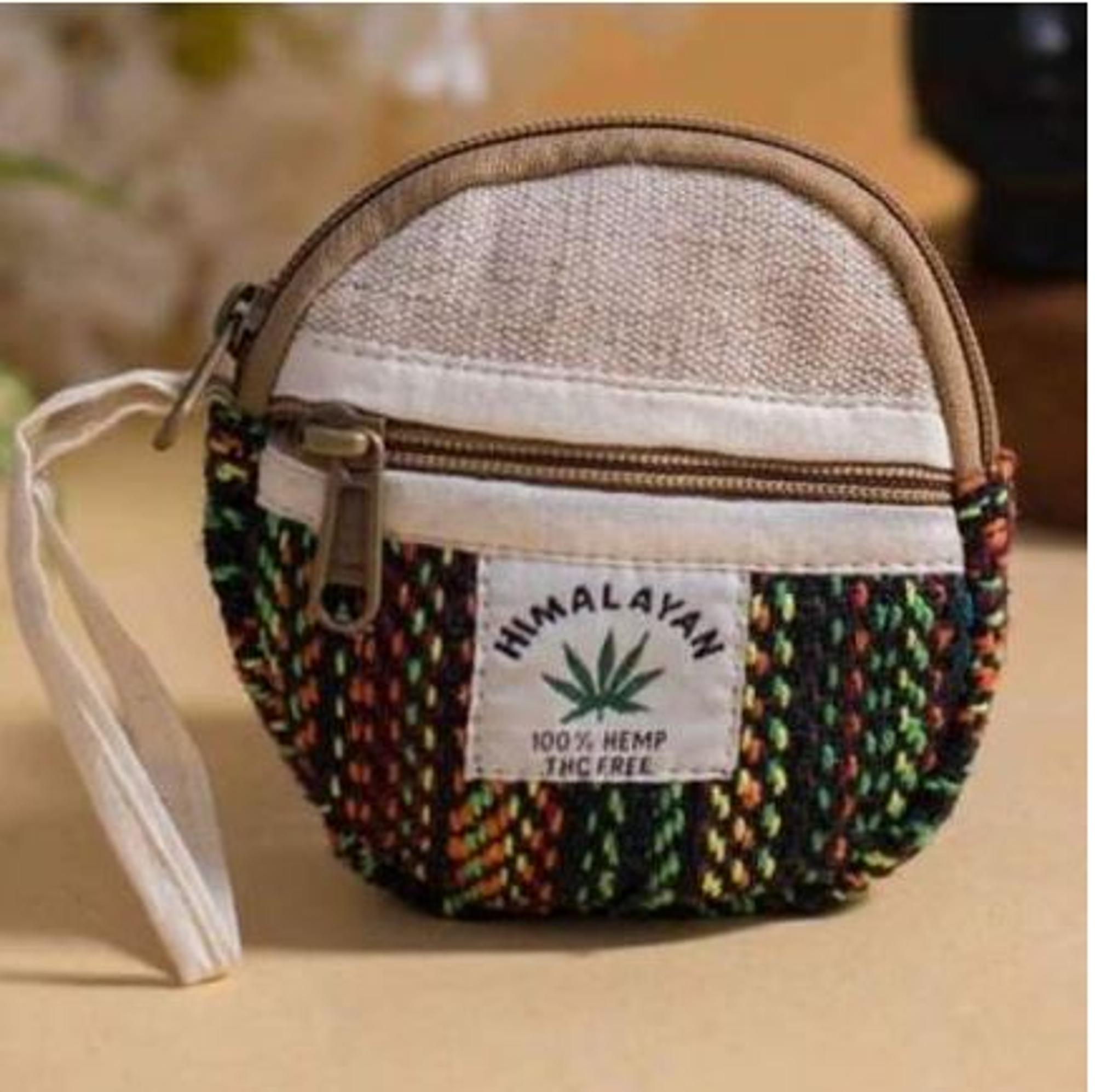 image of: Rising Hemp Round  Coin Purse