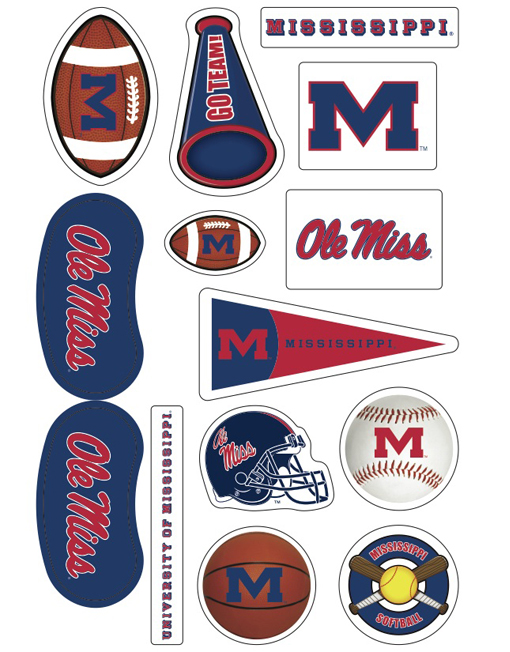 image of: Ole Miss Skin Tattoo Variety Pack