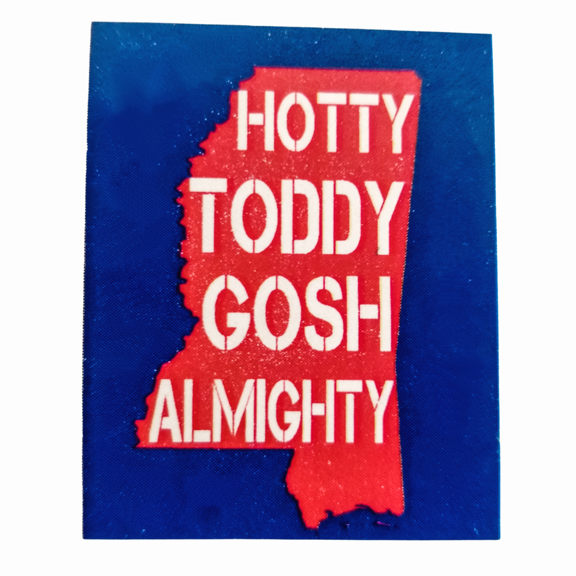 image of: Hotty Toddy State Outline Garden Flag