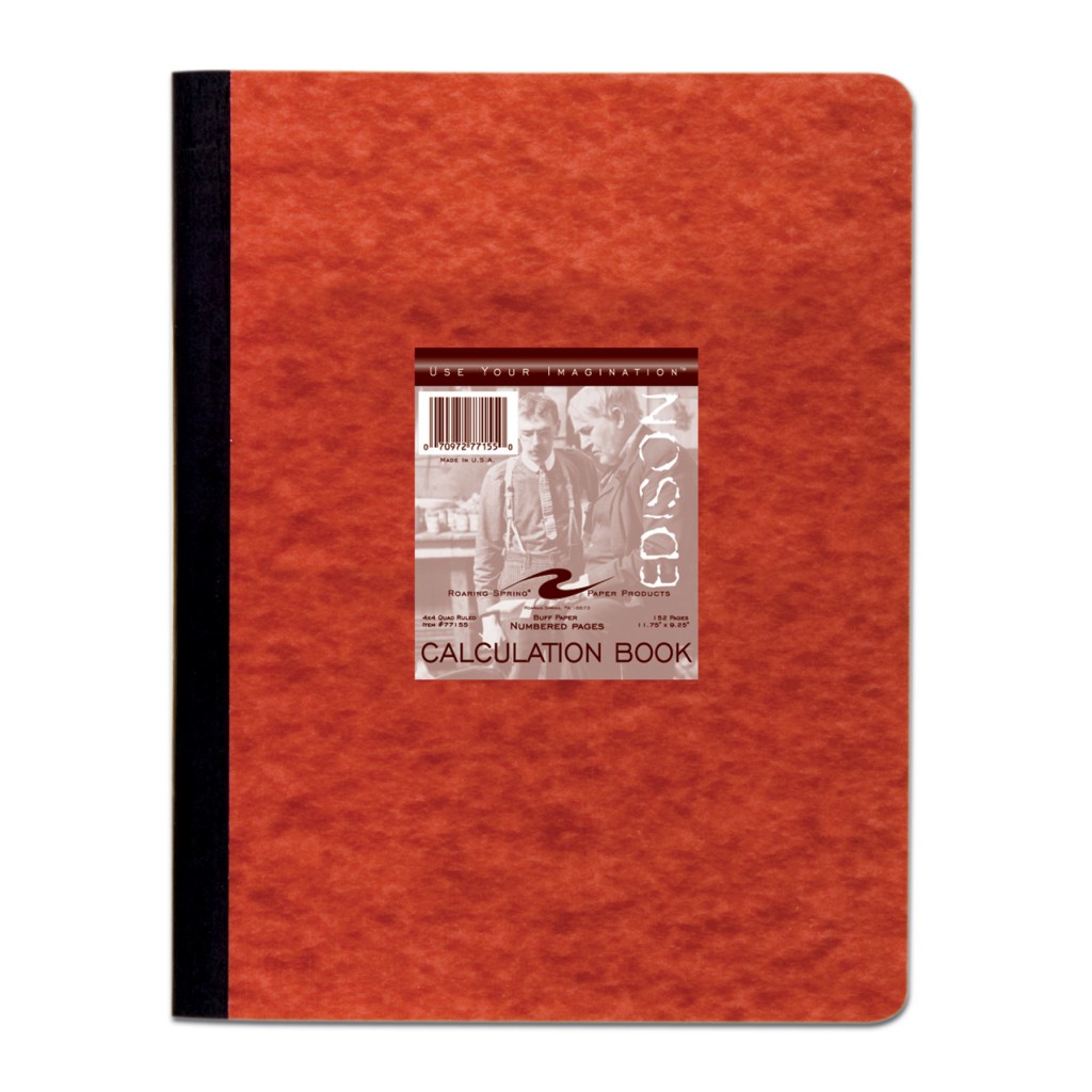 image of: Ampad Gold Fiber Computation Book