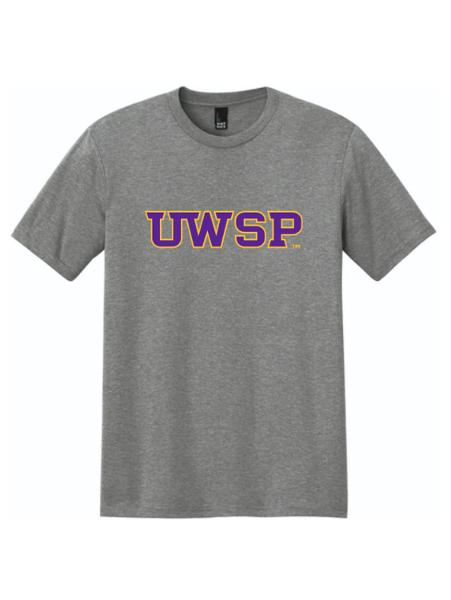 UWSP Perfect Tri Tee, Gray Frost; $21.98