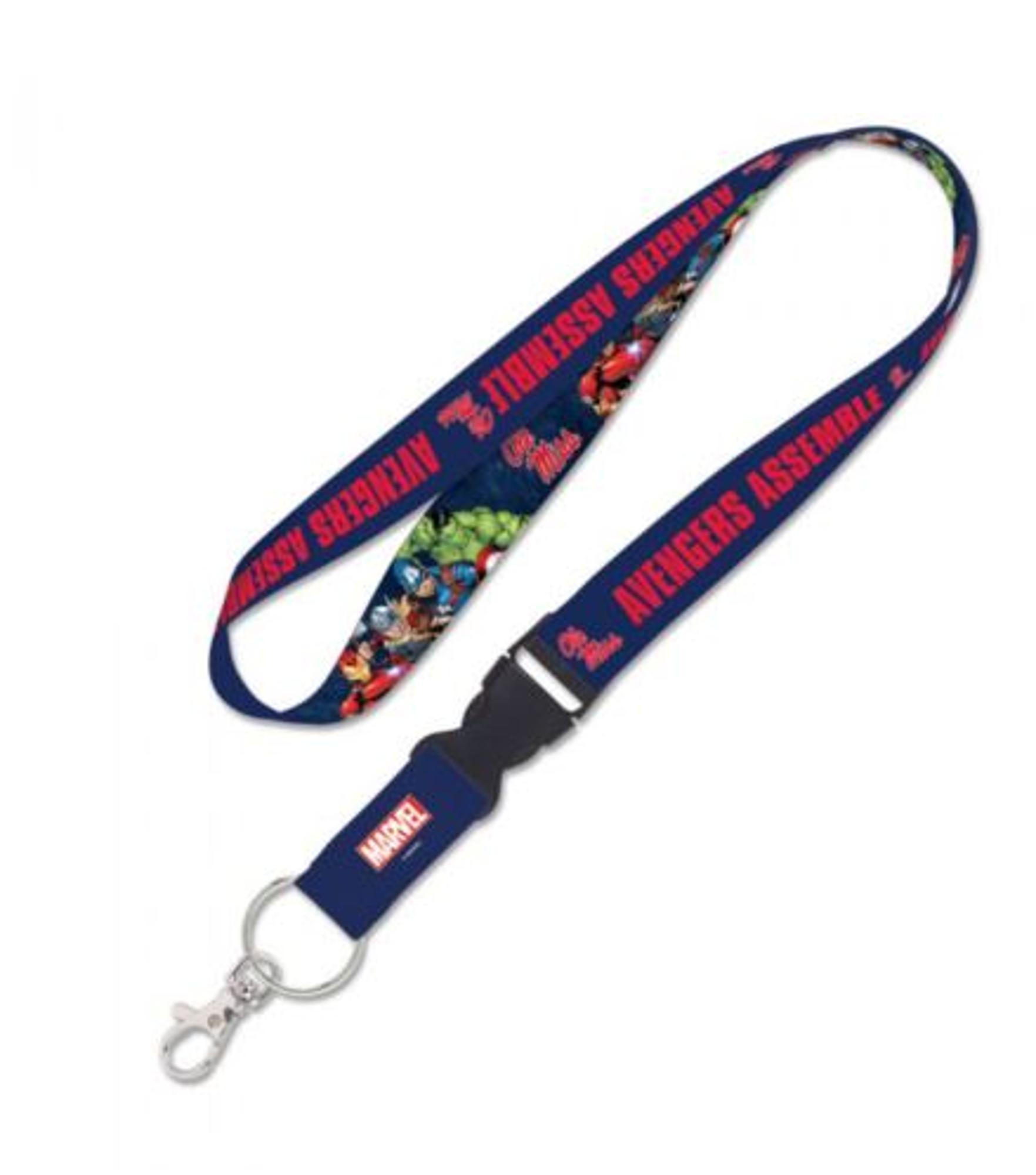 image of: Ole Miss Marvel Avengers Lanyard with Detachable Buckle