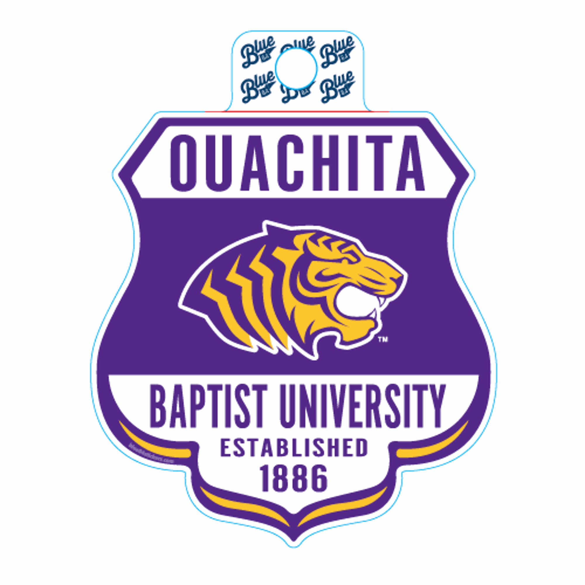 image of: Ouachita Baptist University Boundary Marker Sticker