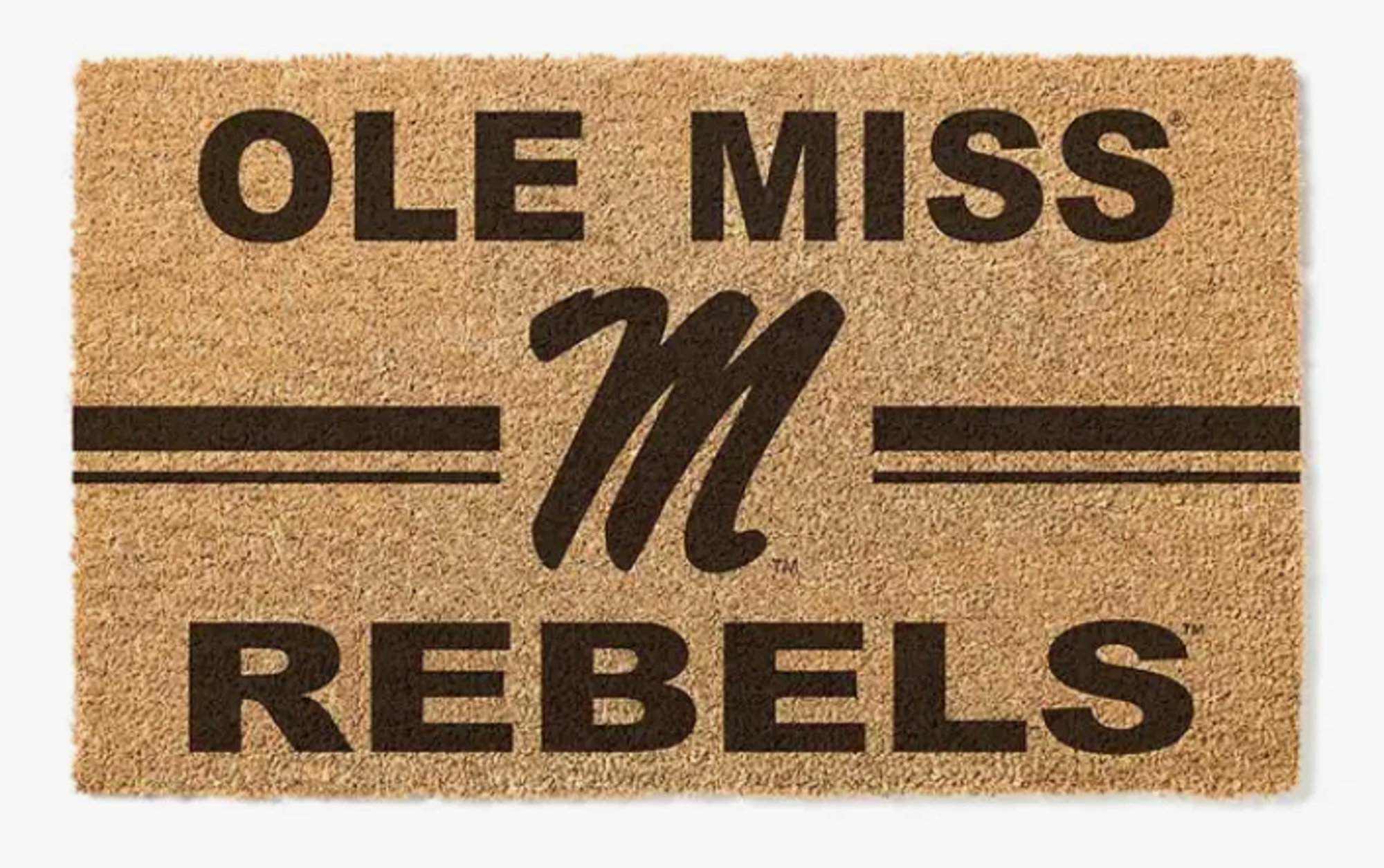 image of: Ole Miss Rebels Coir Doormat 30x18
