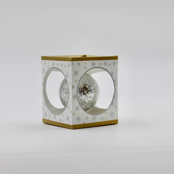 SPIRIT SPARKLE GLASS BALL ORNAMENT FIXME; $9.99