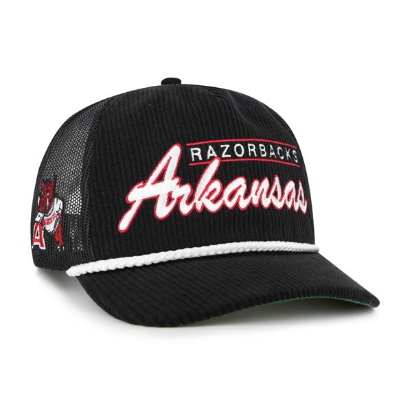 Arkansas Razorbacks '47 Double Header Corduroy Hitch Hat; $40.00
