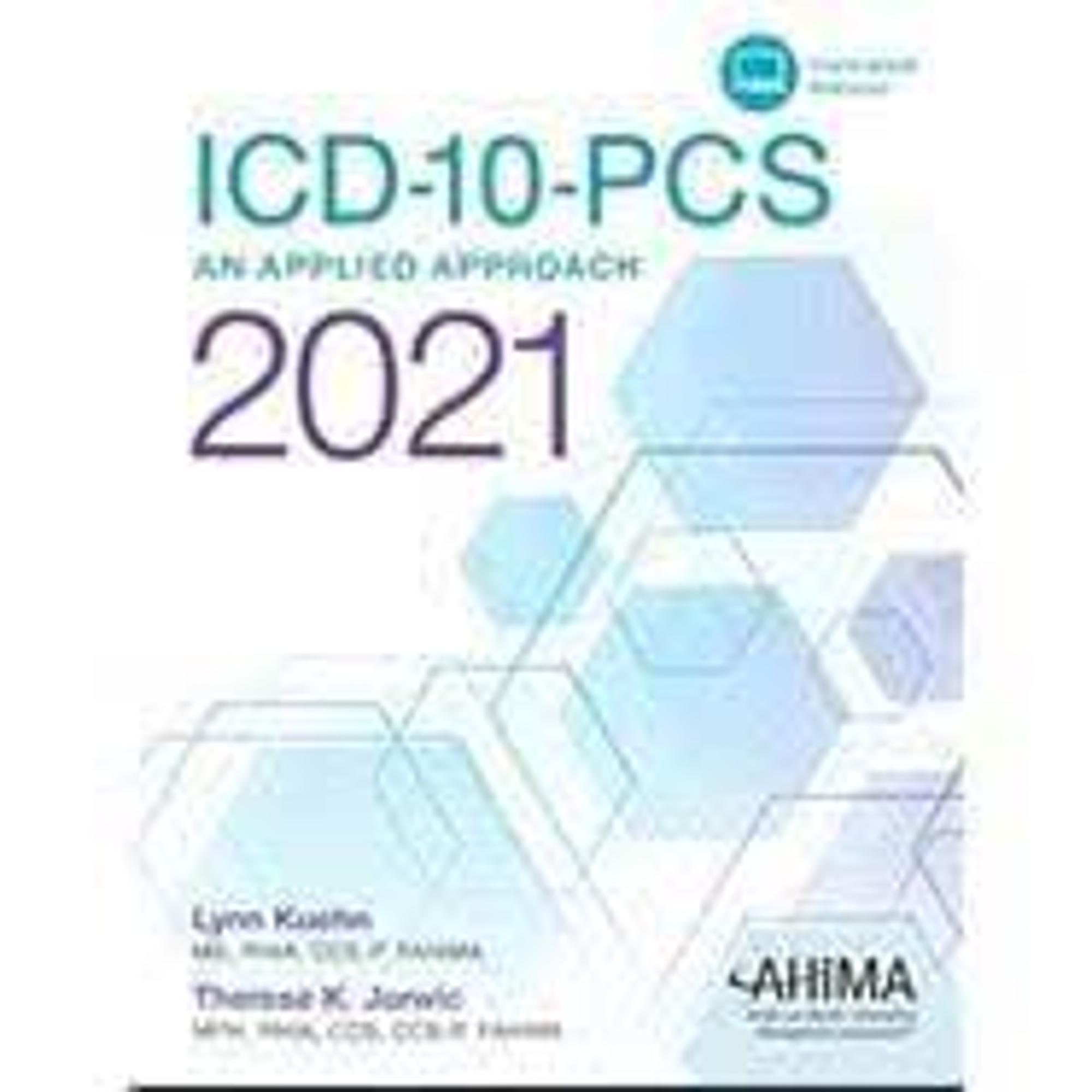 Cover image for ICD-10-PCS 2021:An Applied Approach w/Access