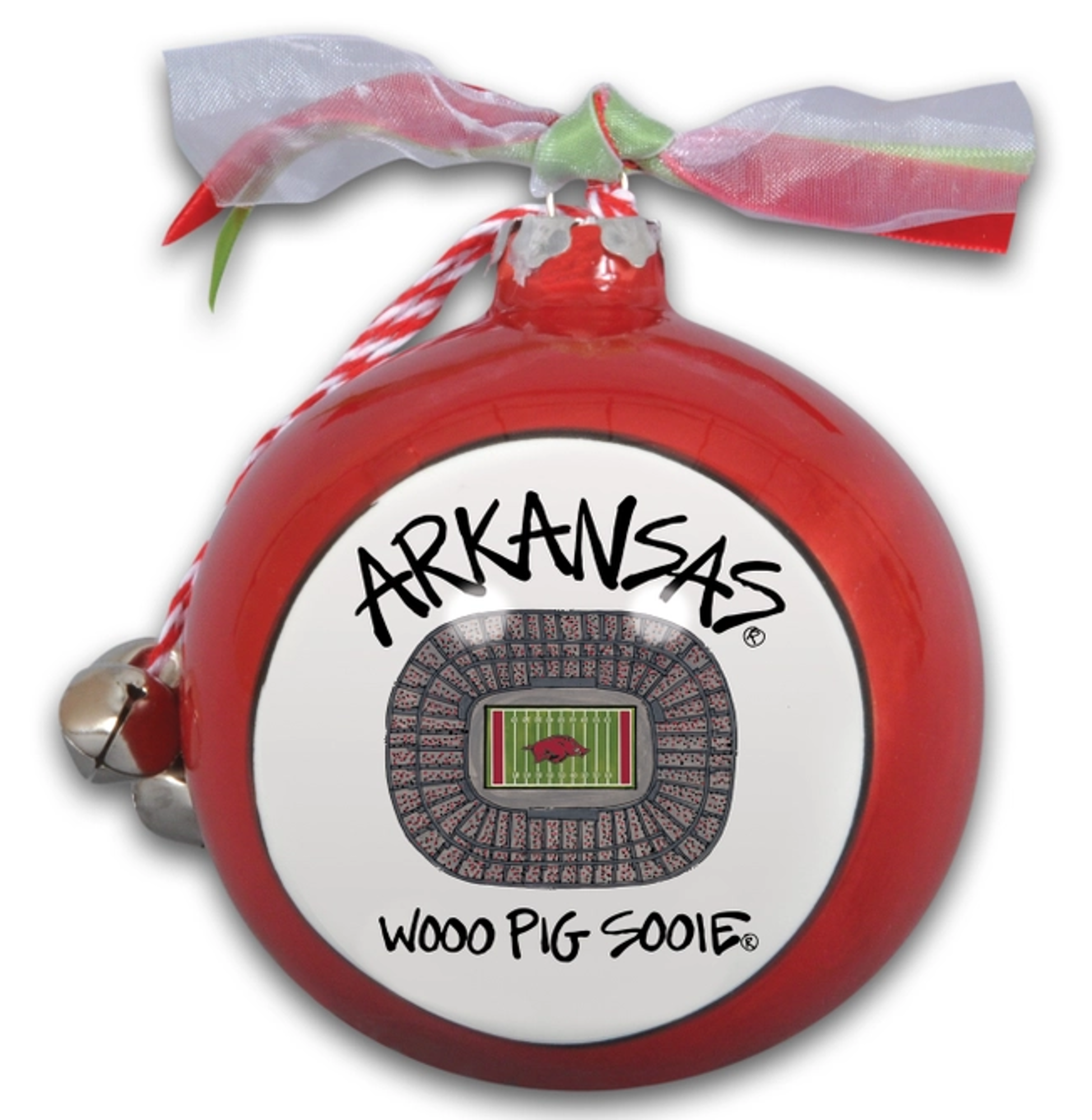 image of: Arkansas Razorbacks Magnolia Lane Football Stadium Ornament