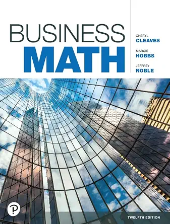 Cover image for Business Math