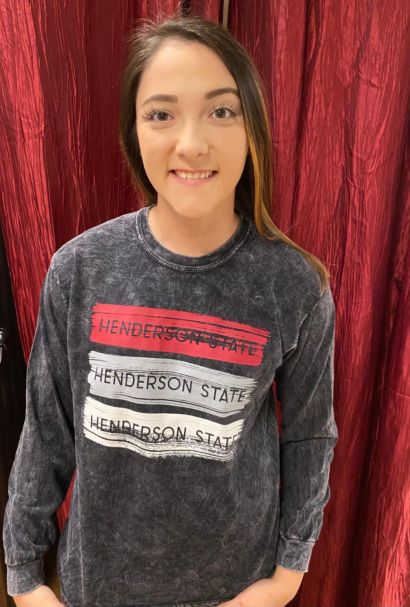 image of: Henderson State Mineral Wash Boyfriend Long Sleeve T-Shirt