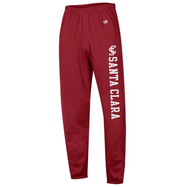Santa Clara University Champion Banded Bottom Pant, Cardinal Red; $49.98