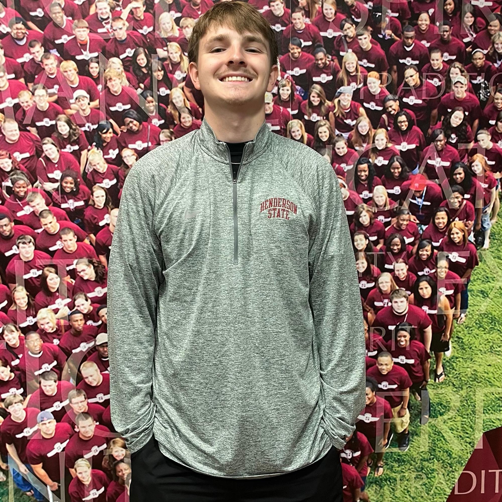Product image 2 of 2 for Henderson State Nike Dri-Fit Stride Heather Half-Zip Top