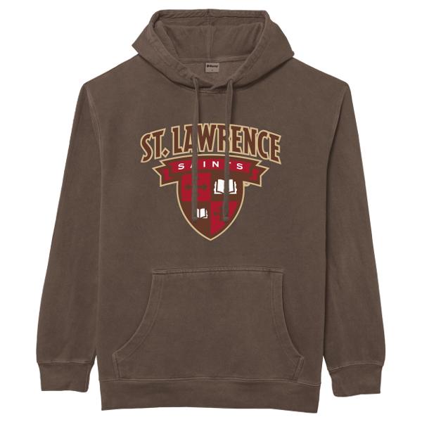 Chestnut Brown Pigment Dyed Hood Sweatshirt; $59.95